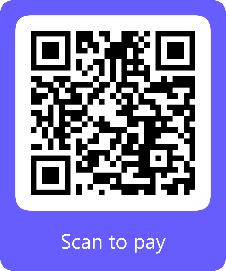 Scan to support The Alliance Framework through its direct Stripe page